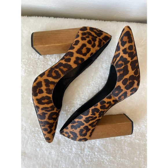 1. State Shoes - 1. State Valencia Leopard Heel Sz 9.5